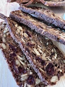 savory twice-baked crackers - Image 1 G. G. Biscotti creates new twice baked crisp, savory, cracker with seeds, warm spices and craisins.